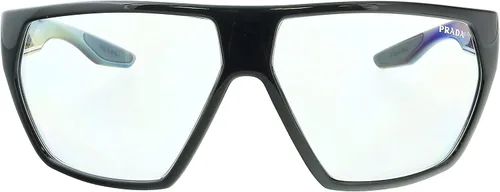 Vista 2 de Prada Linea Rossa PS 08US - Gafas de sol para hombre, color negrotransparente, talla 67, Negro