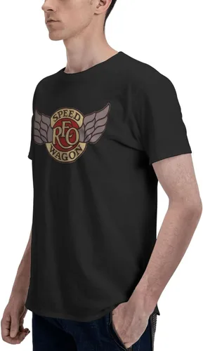 Vista 7 de Camiseta de manga corta con cuello redondo para hombre, transpirable, de algodón, para caminar
