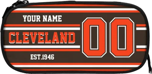 Vista 13 de Estuche de lápices personalizado Arizona con número de nombre, caja de lápices personalizada estilo fútbol, estuche de bolígrafo personalizado