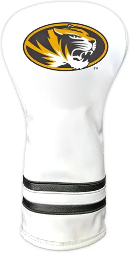 Vista 22 de Team Golf NCAA Blanco Vintage Cubierta para Cabeza de Conductor de Golf, Diseño Ajustado, Diseño Retro