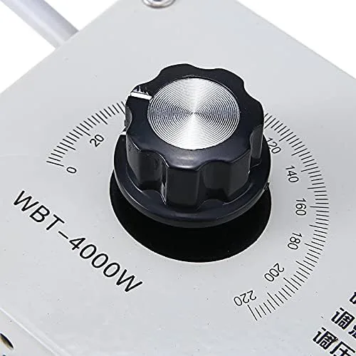 Vista 5 de Controlador de voltaje variable de 4000 W AC 220 V con adaptador de enchufe para atenuador de motor de velocidad de ventilador para herramientas