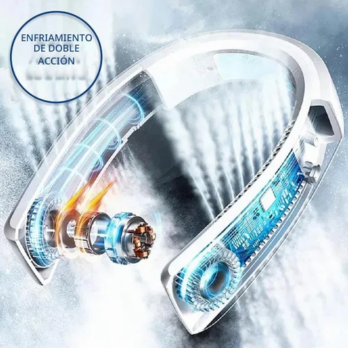 Vista 5 de Alphacool Ventilador de cuello de aire acondicionado personal Azul