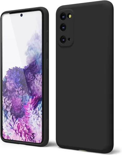 Vista 127 de oakxco Funda para teléfono Samsung Galaxy S8 de silicona líquida, delgada y fina de gel de goma suave TPU cubierta protectora simple llana