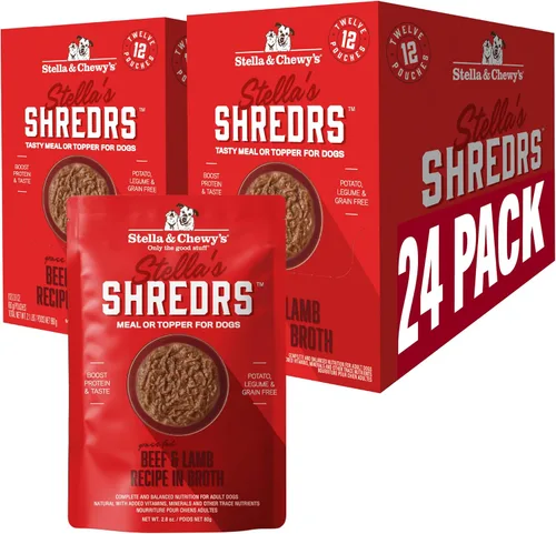 Vista 9 de Stella & Chewy's Tiras de Carne de Res Alimentada con Pasto y Pollo - Bolsas de Comida Premium para Perros - Perfectas Para Comedores Exigentes