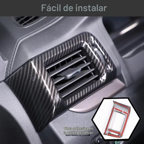 Vista 5 de 2 piezas de marco de ventilación lateral para Honda Pilot 2016-2022/ Ridgeline 2017-2024/ Passport 2019-2024, accesorios de cubierta de salida