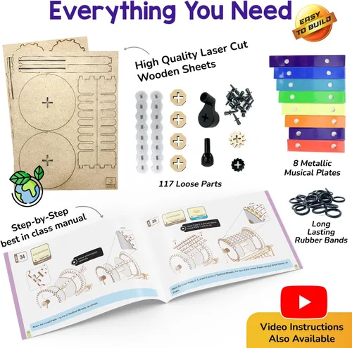 Vista 6 de Smartivity Máquina de música DIY de juguete para niños de 8 a 14 años