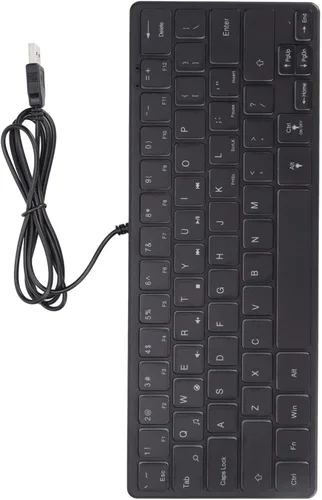 Vista 8 de Diyeeni Wired Gaming Keyboard, Abs Material, 3 Kinds of Backlight Effects, No Driver Required, Can Improve Work Efficiency.
