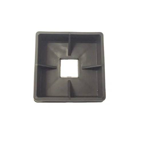 Vista 2 de Stevens Lake Parts Cubierta cuadrada de goma de 4 "tapa de tapón de parachoques negro RV Camper Trailer de goma