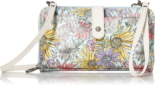 Vista 38 de Sakroots Artist Circle - Cartera/Brazalete grande para teléfono celular Aqua World