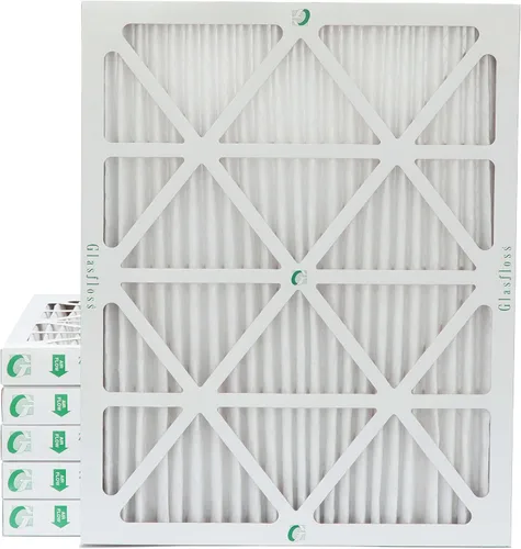 Vista 8 de Glasfloss ZL 8x8x1 MERV 10 (FPR 5-6) Filtros de aire para caldera/aire acondicionado. (Caja de 6). Tamaño real: 8 x 8 x 7/8