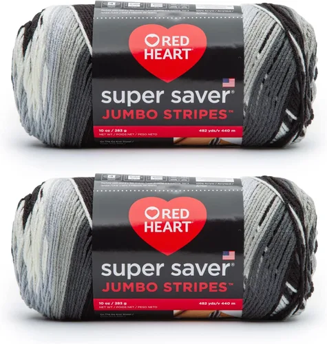 Vista 49 de Red Heart Super Saver Jumbo Ovillo de lana, Amatista