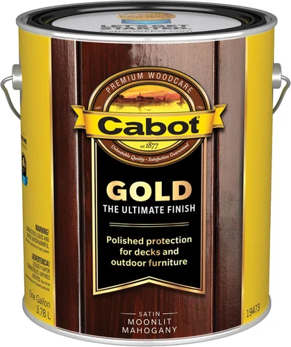 Vista 8 de Cabot 3471-07 3471 Acabado de madera de nogal iluminado por el sol, 1 galón, Nuez iluminada por
