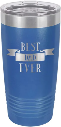 Vista 12 de Vaso con pajita para beber Best Dad Ever-D de 20 onzas Taza de viaje grabada con láser Comparar con Yeti Rambler Idea de regalo para el día