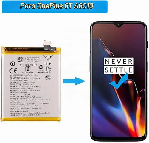 Vista 5 de Batería de repuesto BLP685 compatible con OnePlus 6T A6010 A6013 3700mah con herramientas