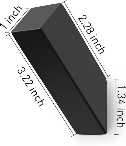 Vista 2 de NINETREX Ganchos negros para toallas, color negro mate, ganchos modernos para toallas, ganchos de acero inoxidable SUS 304, resistentes al agua