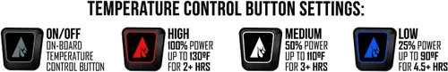Vista 8 de ActionHeat Camisa térmica de capa base para mujer con calefacción eléctrica con 3 paneles de calor para campamento esquí caza