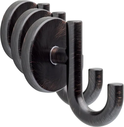 Vista 10 de Delta Trinsic (1 paquete) Ganchos para toallas Brilliance de acero inoxidable individuales para baño montados en la pared para batas y toallas