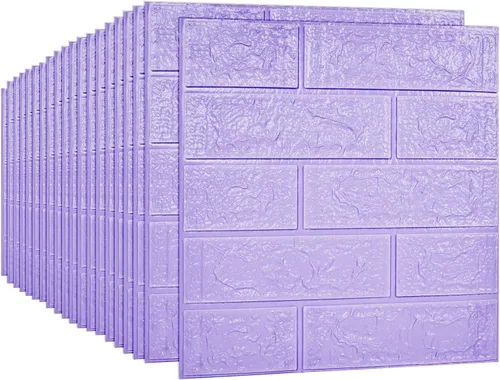 Vista 21 de 10 paneles de pared 3D negros, cobertura de 14.5 pies cuadrados, adhesivo imprimible con paneles de pared de espuma de polietileno autoadhesivos