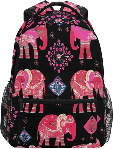 Vista 19 de Mochila para adultos, mochila escolar casual, bolsa de viaje con cremallera, Abstracción Fuego Agua Béisbol De, Mochilas Daypack