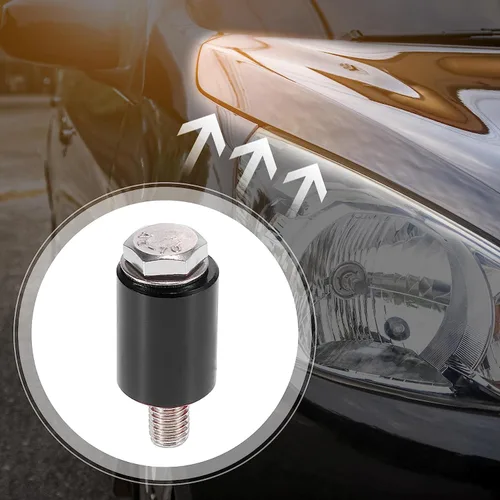 Vista 6 de 4 unids coche motor motor capó ventilación espaciador campana elevadora ventilación espaciador Riser Kit aleación de aluminio 0.315 in negro