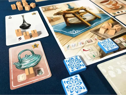Vista 8 de Pencil First Games: Sunrise at The Studio - Juego de mesa de colección y dibujo de Pottery Set, acogedora caja pequeña, modo individual, a partir