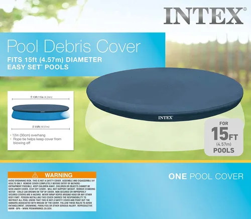 Vista 3 de Cubierta de piscina de fácil montaje Intex, Beige