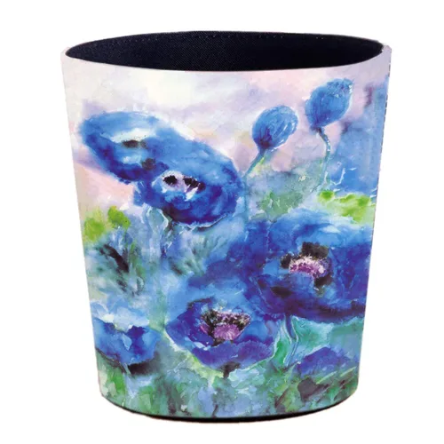 Vista 16 de Cubo de basura de cuero, cesta de basura decorativa retro, canasta de papel pequeña de capacidad de 10 L, bote de basura impermeable para baño