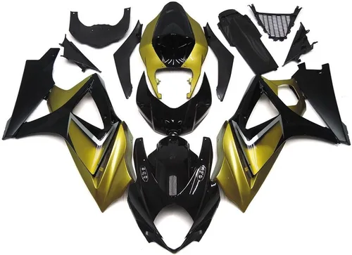 Vista 11 de Kit de carenado negro púrpura para 2007 2008 Suzuki K7 GSXR1000 07 08 GSX-R1000 Carrocería ABS plástico cuerpo marco conjunto