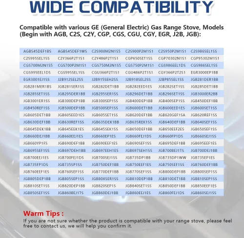 Vista 5 de 【Actualizado】WB29K10006 Tapa de quemador grande, WB29K10024 Reemplazo para estufa/horno de gas GE/Hotpoint, diámetro de 8.9 cm, superficie negra