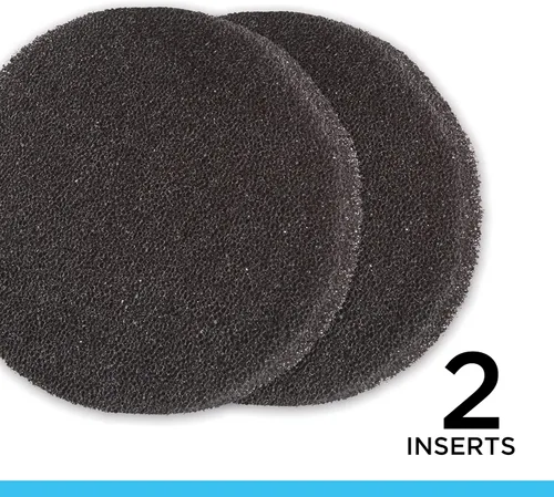 Vista 2 de Fluval FX - Espuma de carbono, filtro de repuesto para acuario, paquete de 2, A249, blanco