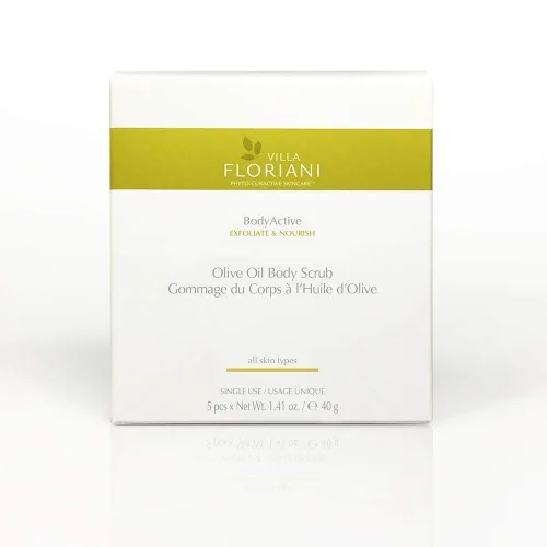 Vista 3 de Exfoliante corporal de aceite de oliva - 5 sobres por caja