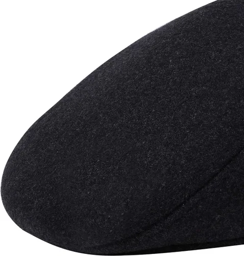 Vista 6 de DOCILA Ivy - Gorra para hombre, retráctil, invisible, con orejera, cálida, para exteriores, mezcla de lana, boina plana de Newsboy Gatsby