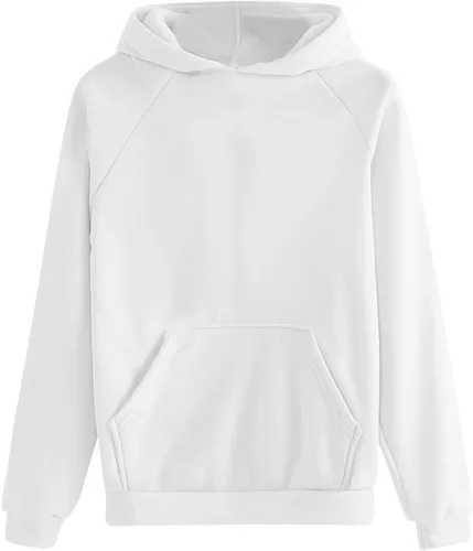 Vista 5 de Sudaderas con capucha de gran tamaño para mujer, de vellón, casual, de manga larga, con capucha, para otoño, ropa Y2K con bolsillos