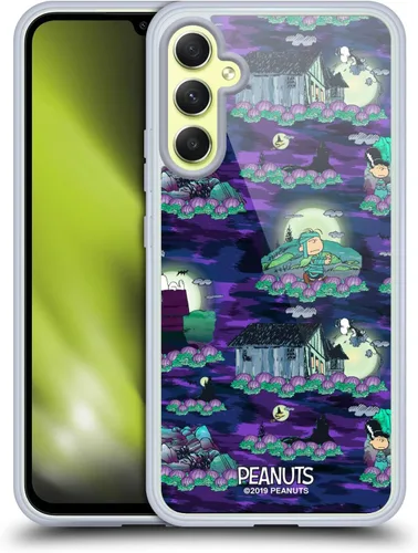 Vista 34 de Head Case Designs Funda de gel Spooktacular con licencia oficial de Peanuts Linus y Snoopy [protección de grado militar] compatible con Google Pixel