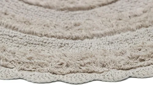 Vista 5 de The Home Talk Tapete de baño de algodón de alta calidad, antideslizante, extra absorbente, para spa, ducha, bañera, sala de estar, cálido, suave