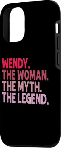 Vista 2 de Funda de cumpleaños personalizada para iPhone 15 Wendy The Woman The Myth The Legend