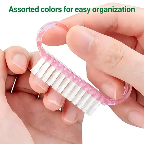 Vista 5 de Cepillos de uñas, paquete de 12 cepillos surtidos para exfoliar