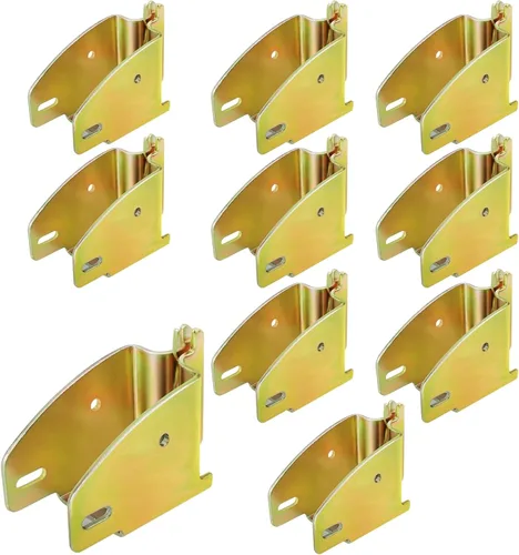 Vista 7 de Eapele 4 accesorios de enchufe de extremo de viga de madera E-Track, acero recubierto de zinc, compatible con 2x4 2x6, añade barras de bloqueo