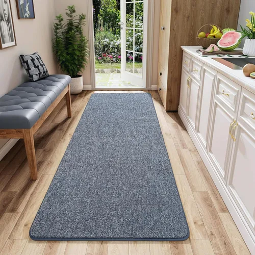Vista 10 de AROGAN Alfombra Shag de Pasillo de 2 x 4 pies para pasillos, alfombras lavables con espuma viscoelástica para dormitorio, entrada