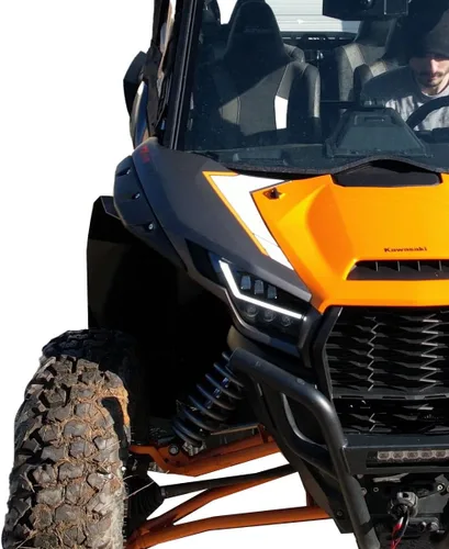 Vista 8 de MudBusters Guardabarros para Kawasaki KRX4 1000 (4 asientos) Juego de accesorios de cobertura máxima Compatible con 2023 2024 2025 2026