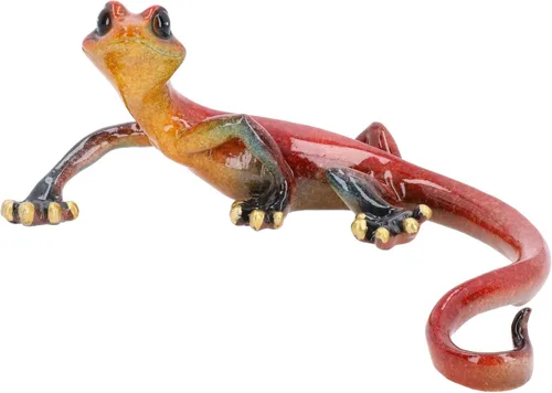 Vista 18 de AB Tools Blue Gecko Lizard Resina Cobertizo de pared Escultura Decoración Estatua Pequeña Casa Ornamento