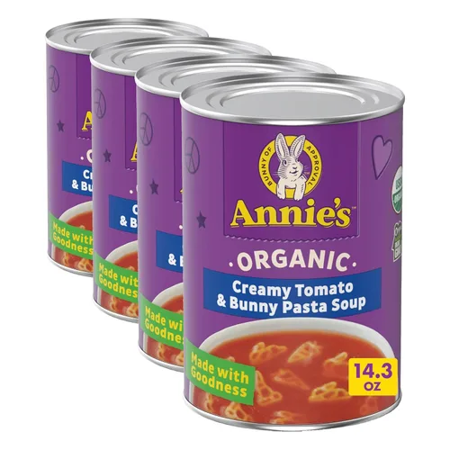 Vista 7 de Annie's Organic Star - Sopa enlatada de pasta y pollo, lista para servir, 14 onzas
