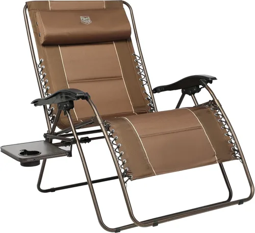 Vista 14 de TIMBER RIDGE Silla reclinable de gravedad cero extra grande, de 33 pulgadas de ancho XXL, con mesa auxiliar, silla de salón acolchada completa