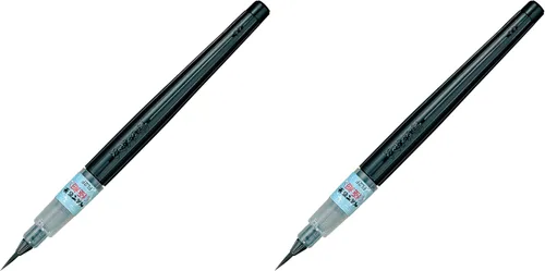 Vista 12 de Pluma con punta de pincel Pentel Fude, negrita (XFL2B)