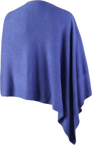 Vista 3 de Fomolom Ponchos para mujer, versátil, ligero, tejido sólido, chal envolvente, bufanda, accesorios para mujer
