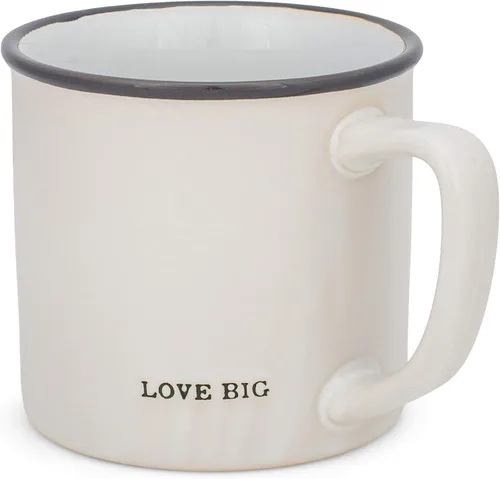 Vista 12 de Santa Barbara Design Studio Tazas de café en blanco y negro con diseños cara a cara, taza de cerámica, 16 onzas, 5 minutos más color fantasía