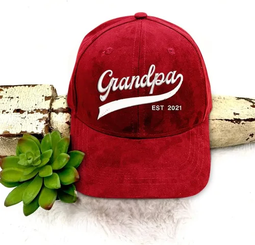 Vista 4 de Sombrero de papá Nombre personalizado, gorra de béisbol envejecida, sombrero bordado personalizado, sombrero bordado para hombre, regalos
