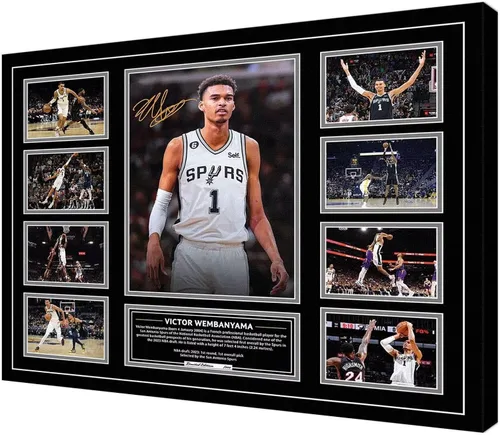 Vista 19 de Póster firmado de baloncesto de la superestrella Jalen Brunson para habitación de niños, fans, decoración de pared del dormitorio, carteles