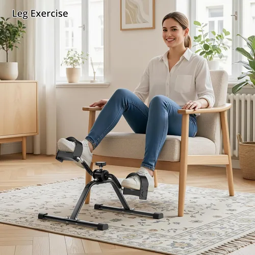 Vista 4 de MOMODA Bicicleta estática de piernas y brazos con monitor LCD