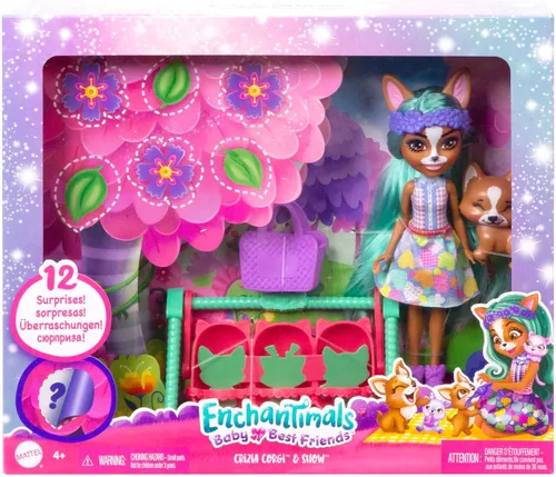 Vista 6 de Enchantimals HLK86 Baby, Best ENCHNTMLS DL RVL 3, multicolor